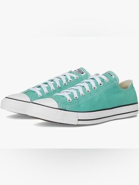 Converse Low Top Sneakers in Mint Teal with White Accents